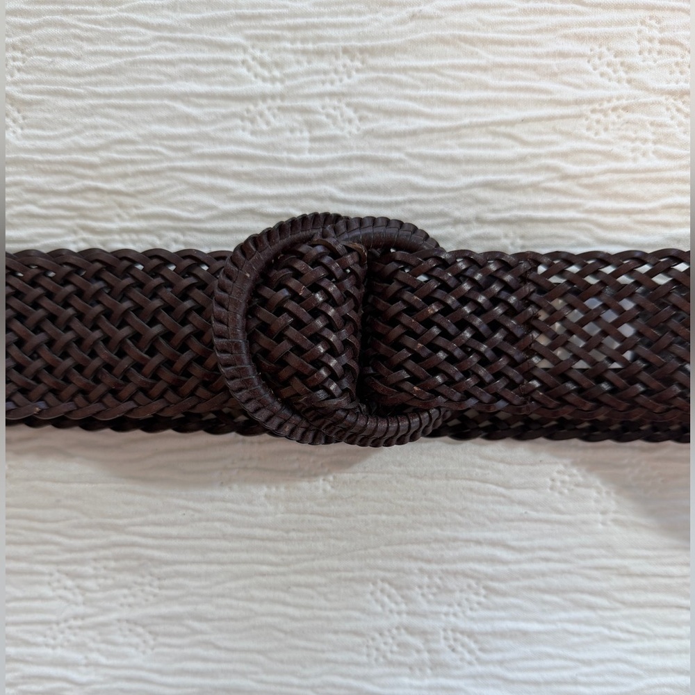 J. Crew Belt Brown woven size M/L - Picture 7 of 11
